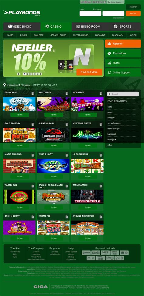 Playbonds Casino Review .